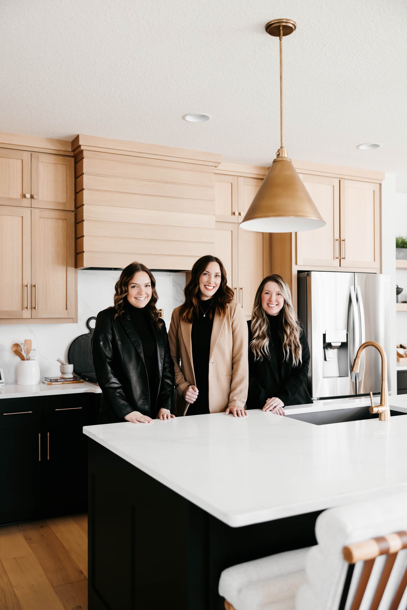 The marketing and business development team at a listing
